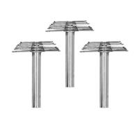 3 Pezzi Perforazione Di Sughero Perforatore Strumento Di Perforazione Sperimentale Manico Lungo Acciaio Inossidabile Tappo Manuale Tappo Di Gomma