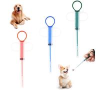 3 Pezzi Pet Pill Dispenser, Pistola per Pillole per Cani e Gatti, Pillole per Gatti, spingitoio per Pillole per Cani e Gatti,sparapillole per gatti,scaccia cani pistola(blu-verde-rosso)