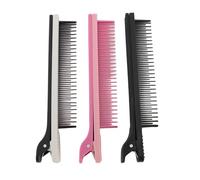 3 Pezzi Pettini a Clip per Stuzzicare, Pettini per Capelli Fermagli per Capelli per Parrucchiere Strumenti per lo Styling per Colorare i Capelli per Evidenziare Rifiniture Taglio