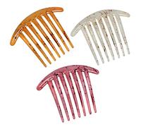 3 Pezzi Pettini per Colorati Pettini Denti Larghi per Styling e Districamento per Comfort Ottimale