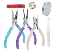 3 Pezzi Pinze Per Creazione Gioielli,Tenaglia A Becco Ad Ago/A Becco A Catena/Tronchesi Per Riparazione Di Bigiotteria,strumenti Per La Creazione Di Gioielli