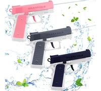 3 Pezzi Pistola ad Acqua per Bambini, Pistola ad Acqua, Pistola ad Acqua Giocattolo, Pistole ad Acqua in Plastica, Pistola ad Acqua Piccola per Piscina Giardino Spiaggia, Ragazzi e Ragazze