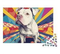 3 Pezzi Pitbull Dog Art Set Di Biancheria Da Letto Stampa 3d in Microfibra Con Chiusura A Strappo Vibrant Pop Art Style Decorazione Per La Camera Da Letto Per Ragazzi E Ragazze 70x50cm/1000pcs