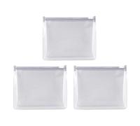3 Pezzi Pochette Portatile in Pvc, Trasparente | Articoli e Toilette, Facile Vedere Contenuto, Si Ripone nello Zaino, Tre Pezzi