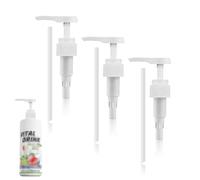 3 pezzi pompa dosatrice 1 l sciroppo per Best Body Nutrition Vital Drink,Caramel Riempimento caffè pompa derdosaggio dosatore per Zerop Monin 28/410 contenitore filettato universale liquido