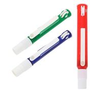 3 Pezzi Pompa per Pipette in Plastica da Laboratorio Manuale, Set | 2ml Blu, 10ml Verde e 25ml Rosso, Regolazione Rotella e Leva, per Vetro e Preparazione Campioni