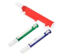 3 Pezzi Pompa per Pipette Manuale in Plastica per Laboratorio, 25 Ml | Controllo Leva di Rilascio e Rotella, per Pipette Volumetriche e Vetro, 2ml e 10ml