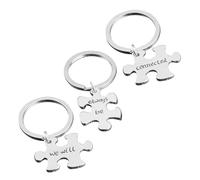 3 Pezzi Portachiavi We Will Always Be A Puzzle