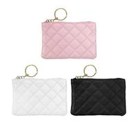 3 Pezzi Portafoglio Moneta Da Donna, Portafoglio Per Monete In Pelle Pu, Portafoglio Moneta Portatile, Portafoglio Di Monete Semplici, Borsa Per Carte Da Donna.