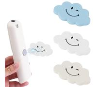 3 Pezzi Portatelecomando Magnetico Migliorato, Supporto Mural a Forma di Nube con Aimante Forte, per Telecomandi TV e Dispositivi, per la Scuola e la Casa