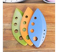3 pezzi professionale kale Herb Stripper,2-in-1 Herb Mincer-Roller Cutter,Leaf Stripper,Blade for Safe Storage,Easy Cleaning,Soft-touch Handle,Best verdure cucina gadget-blu,verde,arancione