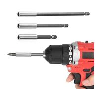 3 Pezzi Prolunga Avvitatore Magnetico, Portainserti Magnetici, 1/4'' Porta Inserti per Avvitatore, Porta Punte per Cacciavite Portainserti Prolunga Magnetica per Trapano Portainserti Lungo