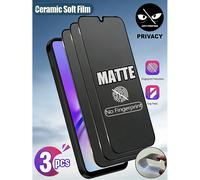 3 pezzi Protezione schermo in ceramica opaca, adatta per Samsung Galaxy S26 S25 A57 A37 Series / 14T 15T 13T Pro A5 A4 A3 Note 13 14 4G 5G, anti-impronte, anti-riflesso, facile installazione, pellicol