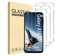 3 pezzi Protezione schermo in vetro temperato durezza 9H, compatibile con Samsung Galaxy A05 A05s A06 A16 A12 A13 4G A14 A15 A17 A22 5G A23 5G A25 A32 4G A32 5G A33 5G A34 A35 A36 A50 A51 A52 A53 5G A