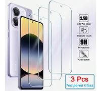3 Pezzi Protezione Schermo in Vetro Temperato HD Compatibile con Samsung Galaxy, OPPO, Redmi Note 11 12 13 Pro 14 10C 12C 13C 14C A1 A2 A3 A4 A5 POCO X6 F6 X5 F5 X4 F4 10C 12C 13C 14C Reno 12F 13F 13
