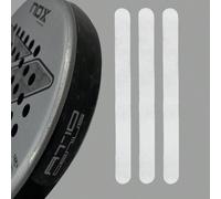 3 pezzi Protezione trasparente per racchetta da padel, nastro per telaio leggero e ruvido. Protezione bordi durevole e facile da sostituire. Accessori per padel TPU