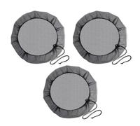 3 pezzi Rain Barrel Cover Mesh Net Adjustable Rainwater Barrel Filter Cover Anti Leaf Detriti Protezione Net for Water Storage Tank Outdoor Garden