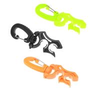 3 pezzi Regolatore subacqueo doppio BCD Supporto tubo con clip 100 x 35mm