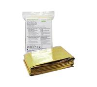 3 Pezzi Rettungsdecken Medi-Inn Rettungsfolie Oro/Argento Taglia: 160 cm x 210 CM
