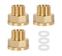 3 Pezzi Riduttore 1" a 3/4", Prolunghe Riduzione Ottone AG/IG