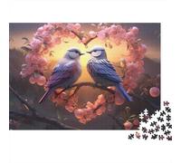 3 Pezzi Romantic Birds Set Di Biancheria Da Letto Stampa 3d Morbida Microfibra Copripiumino Con Cerniera Spring Love Art Style Per Tutte Le Stagioni Per Bambini,Ragazzi E Ragaz 70x50cm/1000pcs