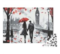 3 Pezzi Romantic Couple Set Di Biancheria Da Letto Stampa 3d Morbida Microfibra Con Chiusura A Strappo Artistic London Scene Per Tutte Le Stagioni Per Bambini,Ragazzi E Ragaz 70x50cm/1000pcs