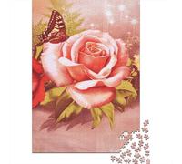 3 Pezzi Roses with Butterfly Set Di Biancheria Da Letto Stampa 3d in Microfibra Con Chiusura A Strappo Vintage Floral Art Style Decorazione Per La Camera Da Letto Per Ragazzi E Ragazze 52x38cm/1000pcs