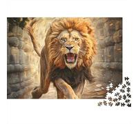 3 Pezzi Royal Lion Roaring Set Di Biancheria Da Letto Con Stampa 3D in Microfibra Con Chiusura A Strappo Digital Fantasy Art Style Per Tutte Le Stagioni Per Bambini,Ragazzi E Ragaz 52x38cm/1000pcs