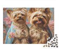 3 Pezzi Royal Yorkshire Dogs Set Di Biancheria Da Letto Stampa 3d in Microfibra Copripiumino Con Cerniera Vintage Royal Pet Art Per Tutte Le Stagioni Per Bambini,Ragazzi E Ragaz 52x38cm/1000pcs