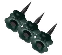 3 Pezzi Ruota Guida per Tubo da Giardino, in Plastica | Design Ruota Girevole e Base Appuntita, Guida Direzionale per Patio e Irrigazione a Goccia