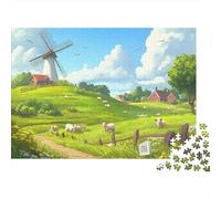3 Pezzi Rural Landscape Set Di Biancheria Da Letto Stampa 3d Morbida Microfibra Con Chiusura A Strappo Pastoral Farm Scene Decorazione Per La Camera Da Letto Per Bambini,Ragazzi E Ragaz 52x38cm/1000pc