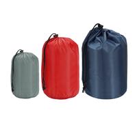 3 Pezzi Sacchetti per Stoccaggio, 4x7"/5x10"/7x13" Impermeabili Grigio/Rosso/Blu