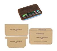 3 Pezzi Sacchetto di Carta Modello Acrilico, Modello in Pelle, Modello in Pelle Fai da Te Portafoglio Stampo Accessori Strumenti Artigianali, Facile da Salvare, per un Taglio