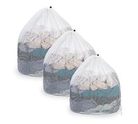 3 Pezzi Sacchetto Lavatrice, 3 diverse dimensioni Sacchetti Lavatrice Riutilizzabile Biancheria Retina Sacchetti di Lavaggio in Rete Borsa per gli studenti Appartamenti Viaggi Vacanze College