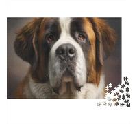 3 Pezzi Saint Bernard Set Di Biancheria Da Letto Con Stampa 3D in Microfibra Copripiumino Con Cerniera Dog Portrait Style Per Tutte Le Stagioni Per Bambini,Ragazzi E Ragaz 70x50cm/1000pcs