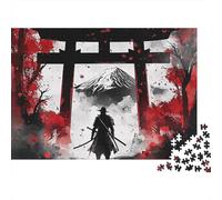 3 Pezzi Samurai Warrior Set Di Biancheria Da Letto Stampa 3d Morbida Microfibra Con Chiusura A Strappo Japanese Ink Painting Style Decorazione Per La Camera Da Letto Per Bambini,Ragazzi E Ragaz 38x26c
