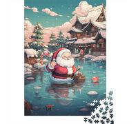 3 Pezzi Santa Claus Winter Scene Set Di Biancheria Da Letto Stampa 3d in Microfibra Copripiumino Con Cerniera Cartoon Festive Illustration Per Tutte Le Stagioni Per Bambini,Ragazzi E Ragaz 38x26cm/100