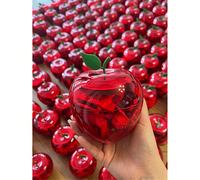 3 pezzi Scatole di caramelle a forma di mela rossa Regali per la settimana di apprezzamento degli insegnanti Scatole di caramelle rosse Portatore Regalo di ringraziamento Compatibile con Apple Of My E
