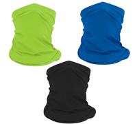 3 Pezzi Sciarpa Scaldacollo Tubolare Multifunzionale Ultraleggero per ogni tipo di sport, Copricollo Paracollo Sportivo Sciarpa Tubolare Maschere Scalda Collo per Corsa Sci Ciclismo Motoc