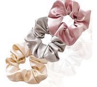 3 Pezzi Scrunchies Per Capelli Seta Elastico Capelli Elastico In Scrunchies Donna Elastici Capelli Bambina Morbidi Elegante Accessorio Accessori Per Capelli-Tricolore C-1 Count (Pack of 3)