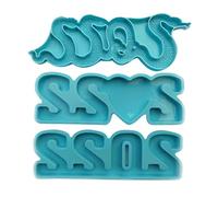 3 pezzi/set 2022 figure ornamenti resina epossidica stampo decorazione ostaggio stampo in silicone artigianato strumenti strumenti stampo in resina UV gioielli in silicone