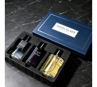 3 pezzi/Set Charm Blu Set Regalo Aromaterapia, Diffusore Profumato Floreale e Fruttato, 30ml*3 Bottiglie, Qualità Premium, Stesso Stile del Marchio, Fragranza di Alta Qualità Delicata e Non Irritante,