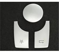 3 Pezzi/set Console Multimediale Manopola Interruttore Pulsante Copertura Adesivo Per Mercedes Per Benz Classe AB CLA GLA W176 W246 C117 W117 X156 Accessori Interni Auto(A)