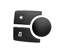3 Pezzi/set Console Multimediale Manopola Interruttore Pulsante Copertura Adesivo Per Mercedes Per Benz Classe AB CLA GLA W176 W246 C117 W117 X156 Accessori Interni Auto(A Black)