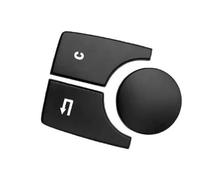 3 Pezzi/set Console Multimediale Manopola Interruttore Pulsante Copertura Adesivo Per Mercedes Per Benz Classe AB CLA GLA W176 W246 C117 W117 X156 Accessori Interni Auto(B Black)