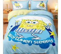 3 pezzi Set copripiumino pigiama stampato realizzato in morbido e caldo tessuto spazzolato. Il copripiumino blu è disponibile in varie misure, adatto per letti singoli, matrimoniali, king e queen 135*