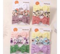 3 pezzi Set di accessori per capelli da neonata con fiocco in nylon color caramella, stile principessa estiva, adatto per uso quotidiano in tutte le stagioni, senza cartoncino Tagli UnicaPiantePoliamm