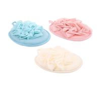 3 Pezzi Set di Asciugamani da Bagno per Esfoliazione Delicata | Palla da Bagno e Panno per Strofinare, Pulizia Profonda, Azione Massaggiante, per Famiglia