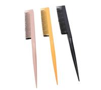 3 Pezzi Set di Pennelli per Coda di Ratto, Pennello in Pressione in Nylon con Maniglia della Coda del Ratto 3 Che Prende in Giro la Spazzola per Capelli per lo Styling, Aggiungi