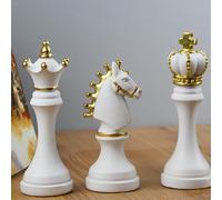 3 pezzi set di scacchi internazionali figurine re regina cavaliere pezzi degli